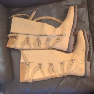 Authentic Rare Knee Cut Female Timberland Boots